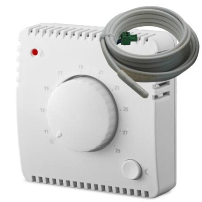Mechaninis kambario termostatas su išoriniu jutikliu