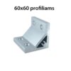 90 Support aliuminio profiliams sonas 60x60 profiliams