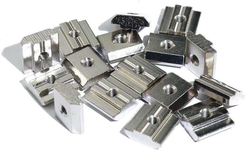 tvirtinimo detalės aliuminio profiliams