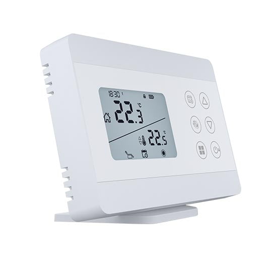 Belaidis kambario termostatas su stovu