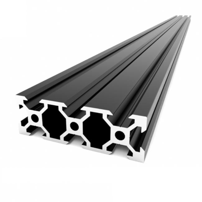 Aliuminio profilis 20×60 V-slot Black