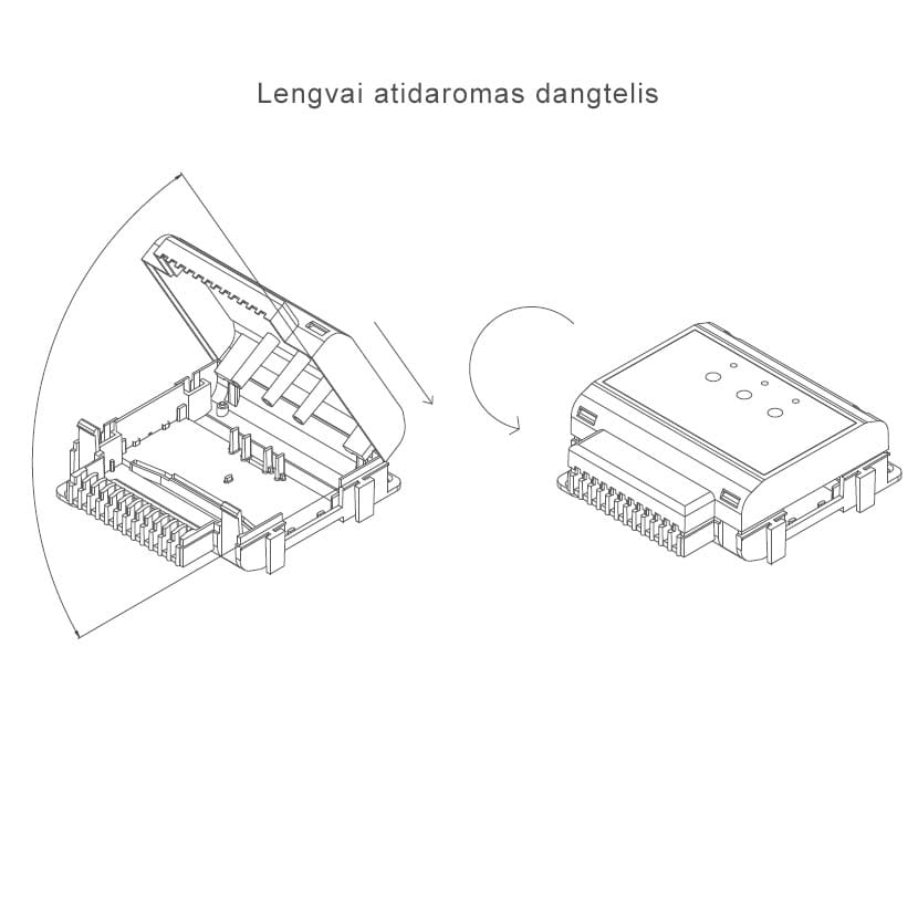Grindinio šildymo automatika Comfort Z6 atidarymas