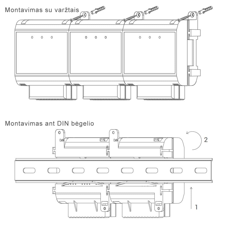 Grindinio šildymo automatika Comfort Z6 montavimas