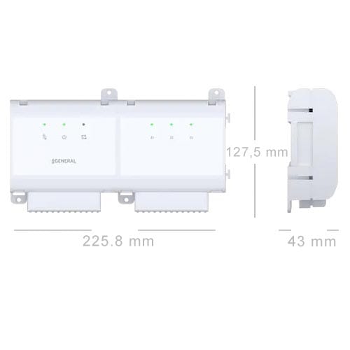 Automatika grindiniam šildymui Comfort Z3 išmatavimai